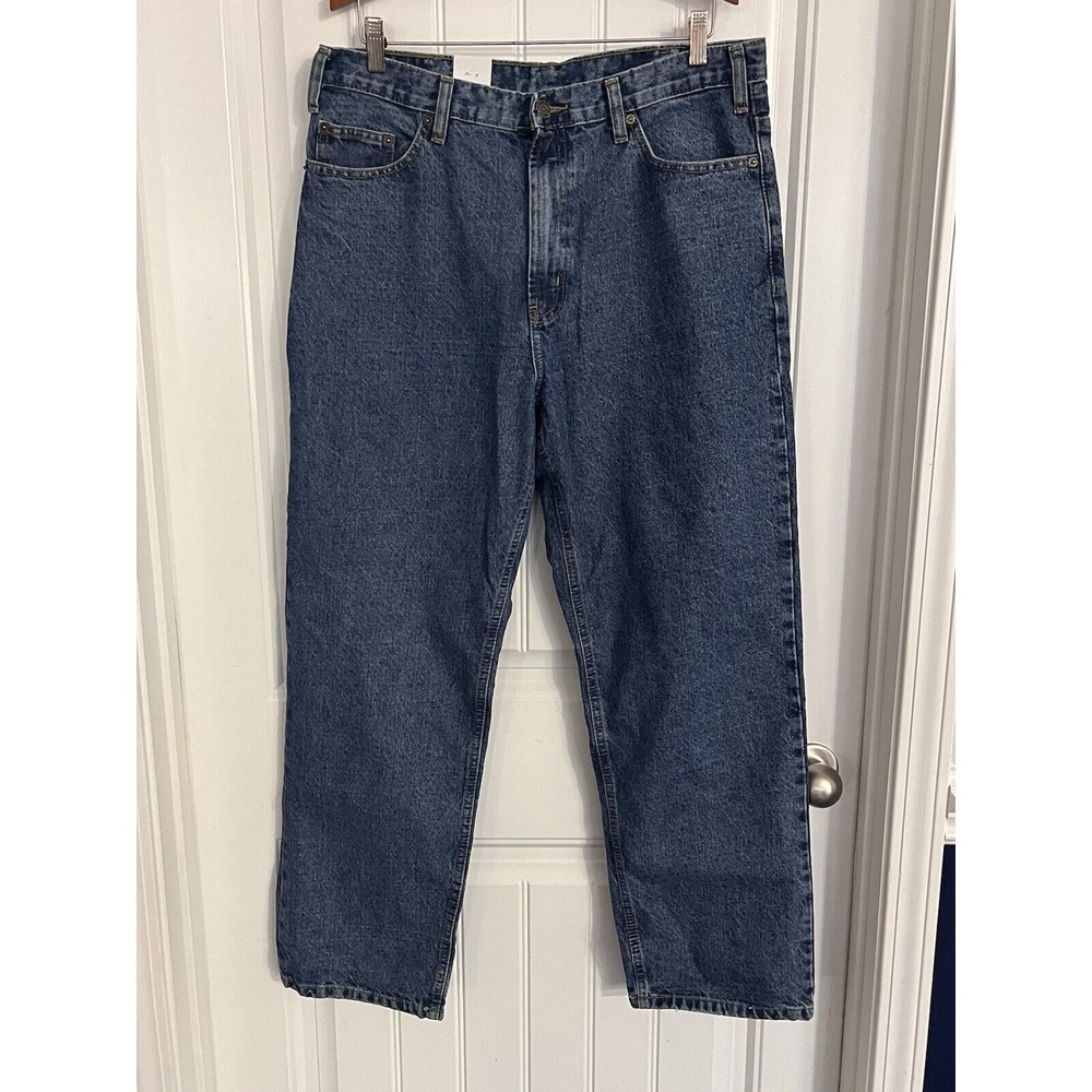 New! Vintage Men's Jeans‎ 36X30 Medium Wash Full Blue